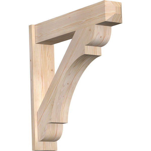 Ekena Millwork Olympic Craftsman Smooth Outlooker, Douglas Fir, 7 1/2"W x 36"D x 36"H OUT08X36X36OLY04SDF - main